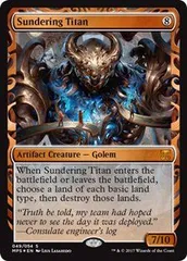 隔離するタイタン　MPS 部分光沢 EX+](部分光沢FOIL)隔離するタイタン/Sundering Titan《英語