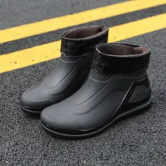 ☆ ブラック(インソール付) ☆ 41/26cm ☆ レインブーツ nabt630 レインシューズ ショート 男女兼用 晴雨兼用 レインブーツ ショートブーツ ブーツ 長靴 雨靴 ながぐつ 靴 作業靴 滑り止め すべり止め メンズ レディース 防雪 おしゃれ