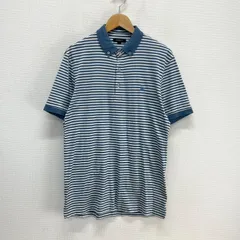 BURBERRY LONDON バーバリーロンドン A1P45-396-25 半袖ポロシャツ ボタンダウン ボーダー 三陽商会 L 10128550