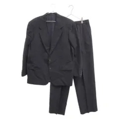 COMME des GARCONS HOMME (コムデギャルソンオム) 80S ノッチドラペル 2B テーラードジャケット 2タック センタープレス テーパードスラックスパンツ セットアップ ネイビー HJ-08028のサムネイル