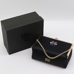 極美品】ANNA SUI アナスイ 長財布 ムーミンコラボ がま口 レザー