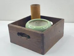 Tea Ceremony　煙草盆木箱入二組揃 青磁灰入 Tea Ceremony 煙草盆木箱入二組揃 青磁灰入 - メルカリ