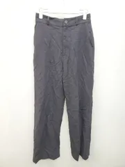 ◇ SLOBE IENA スローブ イエナ シンプル 無地 ウール混 パンツ サイズ38 ネイビー系 レディース P  【1402270011141】