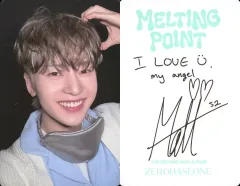 【中古】コレクションカード(男性) ZEROBASEONE/ソク・マシュー(Matthew Seok)/裏面印刷サイン・メッセージ入り/CD「MELTING POINT」(MYSTERY Ver.)封入フォトカード