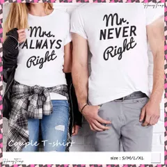 カップルtシャツ ペアルック カジュアル デート ペアお揃い シャツ ロゴ 目を惹く英字が胸元にプリントされた、幸せな二人に着てもらいたいtシャツ 新婚旅行やデートに欠けないアイテムです