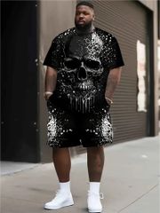 半袖シャツセットアップ ハーフパンツ 上下 049 柄シャツ 大きいサイズ ヤクザ ヤンキー オラオラ系 悪羅悪羅 服 メンズ ファッション