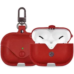 特価商品 AirPods Pro2 レザーケース カバー 2022専用 エアーポッズプロケース アップルイヤホン保護ケース Apple Airpods Pro収納ケース 全面保護 落下防止 耐衝撃 紛失防止 装着充電可能 充電便利 LEDライト可視 ワイヤレス