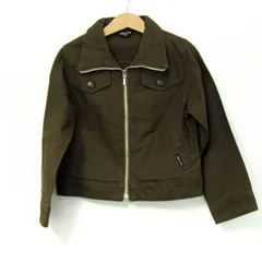 コムサイズム ジャケット ジップアップ アウター キッズ 男の子用 120Aサイズ ブラウン系 COMME CA ISM 【中古】
