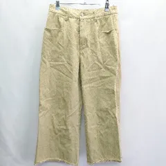 ◇ ITEMS URBAN RESEARCH アーバンリサーチ デニムワイドパンツ サイズM イエロー系 レディース E  【1407020063043】