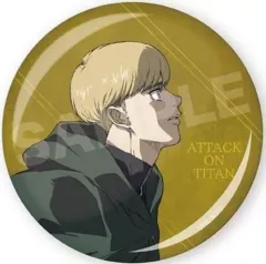 【中古】バッジ・ピンズ アルミン・アルレルト 「進撃の巨人 メタリック缶バッジ 第1弾」