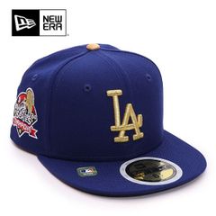 ニューエラ【ＮＥＷ ＥＲＡ】59FIFTY キャップ ワールドシリーズ チャンピオン ロサン ゼルス・ドジャース ゴールドコレクション キッズ 子供 帽子 海外限定 USモデル