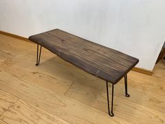 ケヤキ 欅 折り畳みテーブル 82cm ローテーブル ちゃぶ台 [T132]