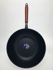北陸アルミ 中華鍋 28cm 軽量 IH対応 日本製 中華料理 本体のみ テフロン加工 ウー・ウェンパン +