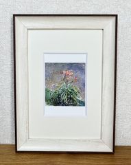 モネ☆睡蓮のとき☆展覧会限定◎新品額付☆マット付ポストカードフレーム◇Claude Monet☆A4サイズ程度☆15