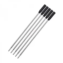 クロス ボールペン 替え芯 5本セット 黒 M 中字 互換品 リフィル 高品質