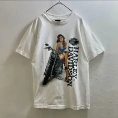 USA ハーレーダビッドソン Tシャツ ヴィンテージ アメリカ HARLEY 白
