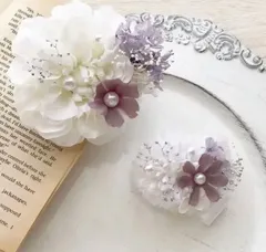 入園入学　親子ペアコサージュ