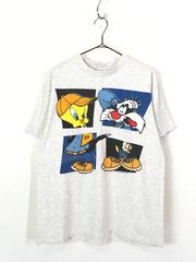 古着 90s USA製 LOONEY TUNES トゥイーティー シルベスター 