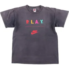古着 90年代 ナイキ NIKE 銀タグ プリントTシャツ USA製 メンズL相当 ヴィンテージ/eaa535460