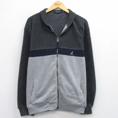 L/古着 ノーティカ 長袖 ブランド フリース ジャケット メンズ ワンポイントロゴ マルチカラー グレー 霜降り他 25sep30 中古 アウター