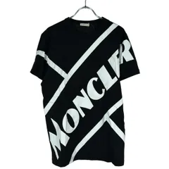MONCLER モンクレール MAGLIA T-SHIRT ロゴプリントTシャツ F10918C70610 ブラック S