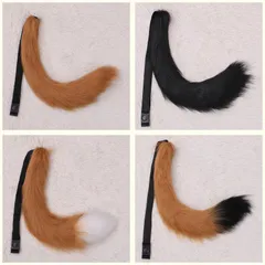 ★売れ筋★大きい きつね尻尾 狐 コスプレ小物 ハロウィン道具【9109】  男女兼用キツネの尻尾コスプレ腰 おすすめ おしゃれ　人気 上品 9109