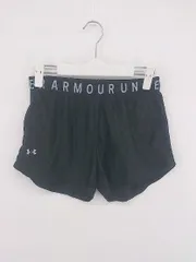 ◇ UNDER ARMOUR アンダーアーマー ウエストロゴ ショートパンツ トレーニングパンツ サイズSM ブラック レディース E 【1307250003997】