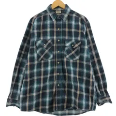 古着 90年代 ファイブブラザー Five Brother TALLMAN 長袖 フランネルチェックシャツ USA製 メンズL相当 ヴィンテージ/evb010115