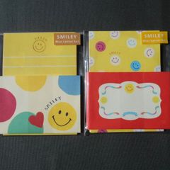 ミニレターセット 2点セット　スマイリー ML6808 ML7264