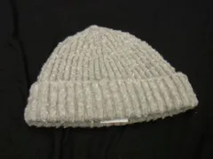 ■新品同様■ MaisonMargiela メゾンマルジェラ ウール100％ ニット帽 帽子 メンズ グレー系 AJ8763 のサムネイル