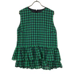 Ballsey ミラノリブ タックヘムノースリーブプルオーバー グリーン