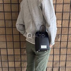 Maison Margiela メゾンマルジェラ 2WAYバッグ ショルダーバッグ 5AC スモール バケットバッグ S61WG0035 P4348 T8013 ブラック