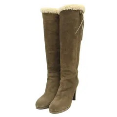 ロートレショーズ LAUTRE CHOSE スエード ロングブーツ ダークブラウン size 39 [M02524] 【中古】