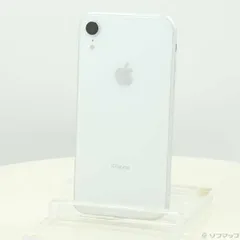 〔中古品〕 iPhoneXR 128GB ホワイト MT0J2J／A SIMフリー【381】