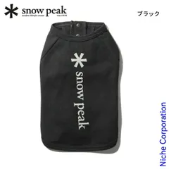 【新品】 スノーピーク ドッグ プルオーバー ロゴ (DS-24SU001R) (BK ブラック L)