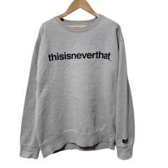 thisisneverthat グレースウェット Lサイズ thisisneverthat 「thisisneverthat」 スウェットカットソー L