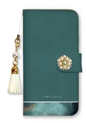 iPhoneX iPhoneXS ケース 手帳型 アイフォンX アイフォンXS スマホケース パール デコ付き ストラップ付 韓国 大理石 マーブル柄 おしゃれ オシャレ 大人 ネイビー ブルー パープル カラー06