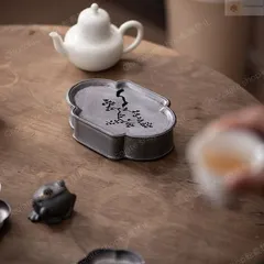 林克瑞製 錫 茶道具 茶壺 茶入 小壺 林克瑞製 錫 茶道具 茶壺 茶入 小壺