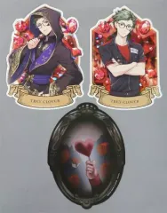 【中古】シール・ステッカー トレイ・クローバー 「カードダスオンライン ディズニー ツイステッドワンダーランド プレミアムダイカットステッカーセット3」