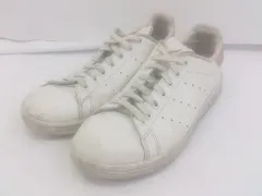 ◇ adidas アディダス STAN SMITH J GX0554 スニーカー シューズ サイズ 24.5㎝ ホワイト ピンク ベージュ レディース E  【1303280001248】