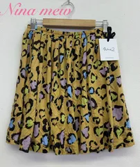 Nina mew ミニスカ レオパード柄 フリーサイズ レディース