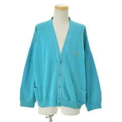 【LACOSTE】CHEMISE 70s フランス製鹿の子長袖カーディガン
