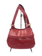 84.Salvatore Ferragamo レザー ショルダーバッグ