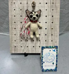 No.10 チャーム  キーホルダー　羊毛フェルト　チワワ　ハンドメイド  犬