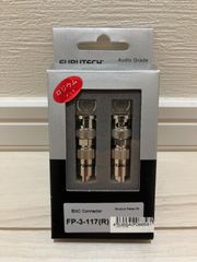 新品 FURTECH フルテック FP-3-117(R)　ロジウムメッキ BNC CONNECTOR コネクター