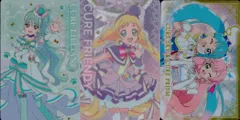 ux158 カード まとめ ワンダフルプリキュア！ キュアリトルハン メロロン プリリン P11 キュアフレンディ P02 ひろがるスカイ！プリキュア キュアスカイ キュアプリズム P08 3枚セット   グミ プリキュア