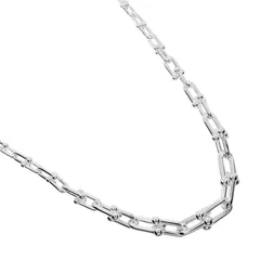 【TIFFANY&Co.】ティファニー ハードウェア グラジュエイテッドリンク シルバー925 レディース 108g ネックレス