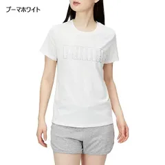 【新品】【Lサイズのみ】puma（プーマ）DRY CELL 吸汗 速乾 半袖 Tシャツ レディース・ウィメンズ STARDUST CRYSTALLINE SS プーマホワイト 521984-02-L