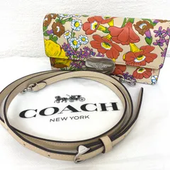 ✨極美品✨COACH コーチ　ミニバッグ　2WAYショルダーバッグ　フローラルプリント