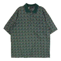 美品　希少　オールド　セリーヌ　半袖　ポロシャツ　刺繍ロゴ　リブ襟 国旗柄 美品 希少 オールド セリーヌ 半袖 ポロシャツ 刺繍ロゴ リブ襟